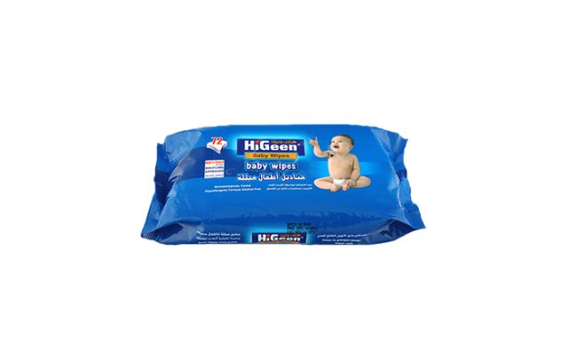 HiGeen Wet Baby Wipes 72 Wipes